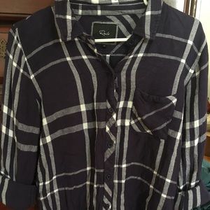 Rails Hunter plaid, blue/white M